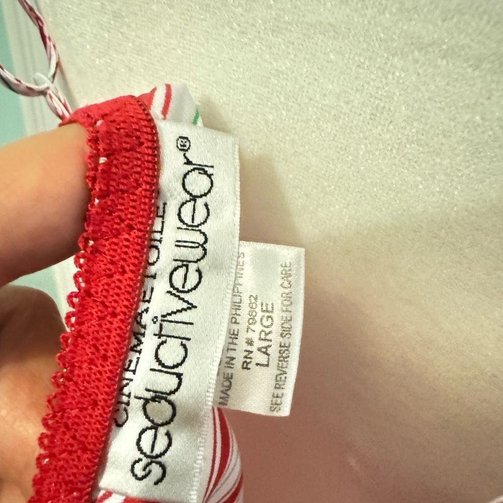 Seductivewear Red and White Lingerie